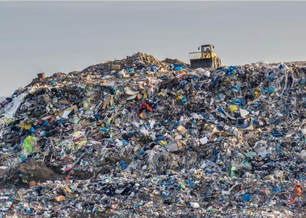 Fills up landfills